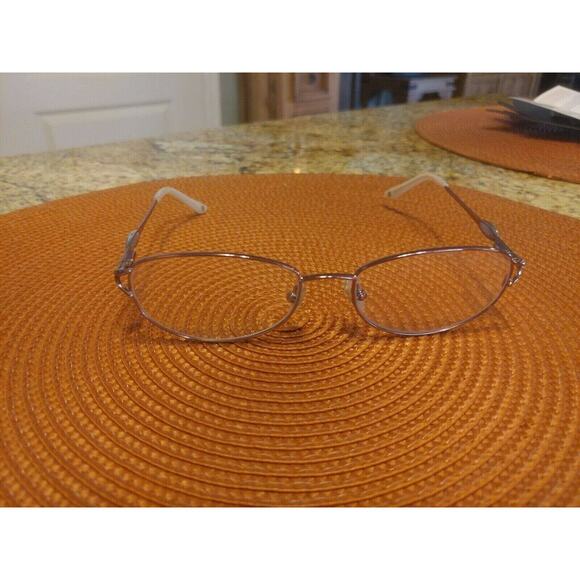 Laura Ashley Cora Peony Pink Women Glasses Eyeglasses Frames used 53-17-130 - Picture 3 of 10